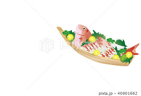 今日のご飯鯛の刺身 今日のご飯鯛の刺身 40901662