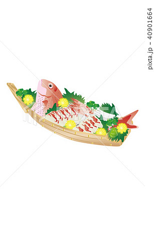 今日のご飯鯛の刺身 40901664