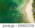 Ariel view Hua Hin beach in Thailand.  40902256