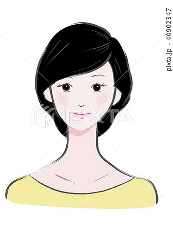 女性上半身正面４０代５０代 40902347