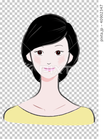 女性上半身正面４０代５０代 40902347