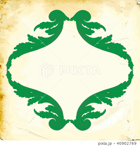 Vector baroque of vintage elements for design. Vector baroque of vintage elements for design. 40902769