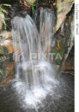 Gloomy waterfall Gloomy waterfall 40902772