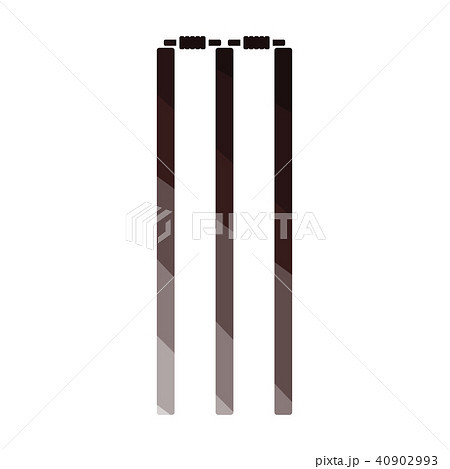 Cricket wicket icon 40902993