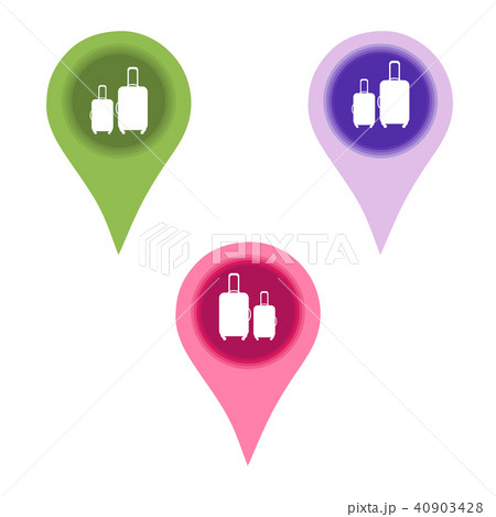 Suitcases for travel Summer time, vacation. 40903428