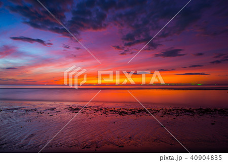 Sunset on the beach 40904835