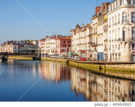 Reflections in the Nive River - Bayonne 40904883