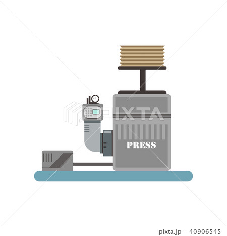 Wine press equipment, winery production process vector Illustration on a white background Wine press equipment, winery production process vector Illustration on a white background 40906545