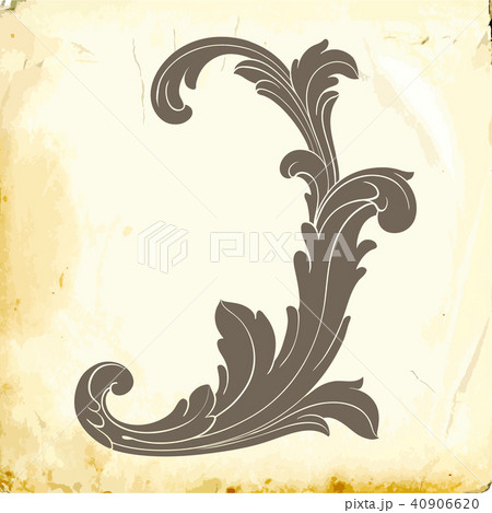 Vector baroque of vintage elements for design. Vector baroque of vintage elements for design. 40906620
