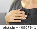 Beautiful female hand with manicure. 40907941