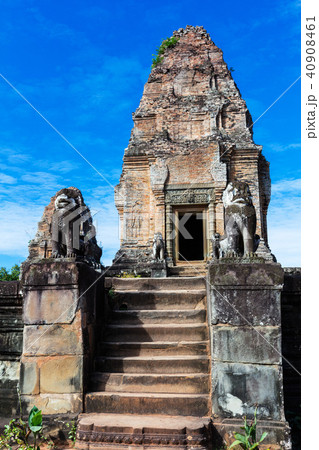 East Mebon temple ruins at Angkor wat East Mebon temple ruins at Angkor wat 40908461