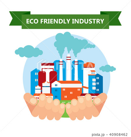 eco friendly industry - Stock Illustration [40908462] - PIXTA