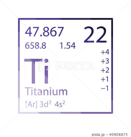 Icon of chemistry element 40908875