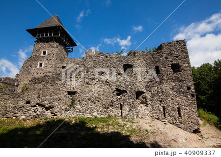 Ruins of Castle Nevytske in Transcarpathian region 40909337