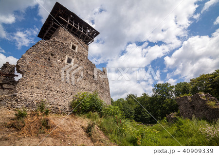 Ruins of Castle Nevytske in Transcarpathian region 40909339