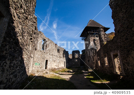 Ruins of Castle Nevytske in Transcarpathian region 40909535