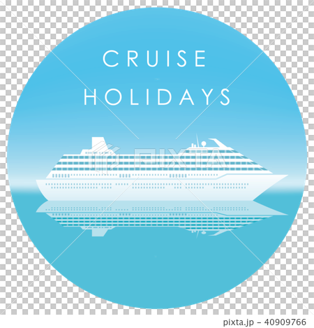 藍色的大海和豪華班輪 藍色的大海和豪華班輪 40909766