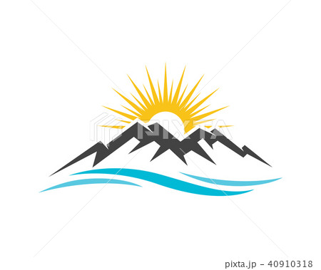 Mountain icon Logo Template Mountain icon Logo Template 40910318