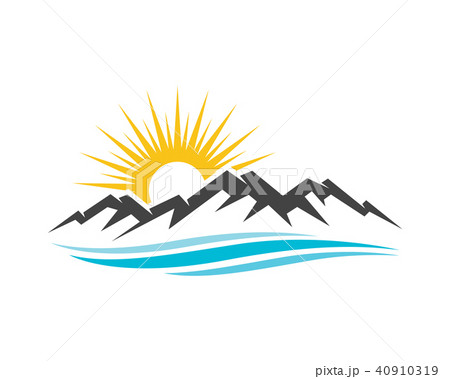Mountain icon Logo Template 40910319