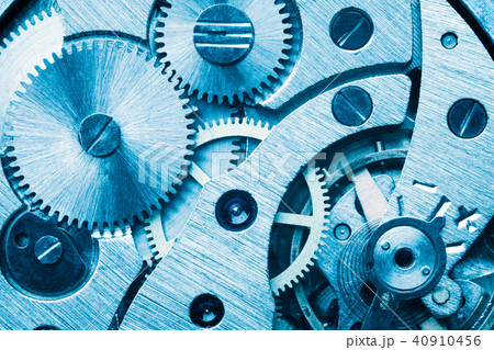 engine gear wheels, industrial background 40910456