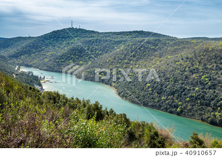 The Lim bay and valley near Rovinj and Vrsar. The Lim bay and valley near Rovinj and Vrsar. 40910657