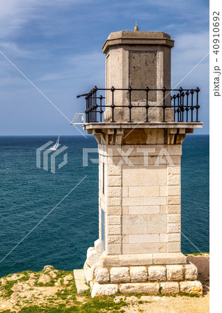 Lighthouse in Rovinj on Adriatic sea in Croatia. 40910692