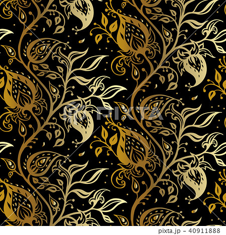 Paisley background. Hand Drawn ornament. Paisley background. Hand Drawn ornament. 40911888