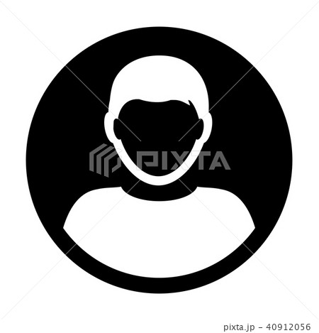 Person icon vector male user profile avatar symbol 40912056