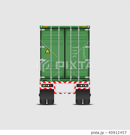 Container truck, Trailers transportation 40912457