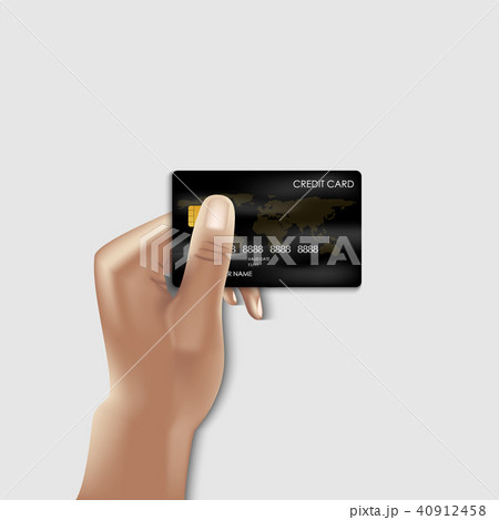 Realistic vector design for credit card Realistic vector design for credit card 40912458