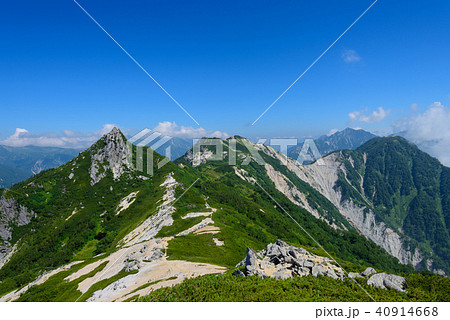 北アルプス 裏銀座縦走ルート 烏帽子岳 北アルプス 裏銀座縦走ルート 烏帽子岳 40914668