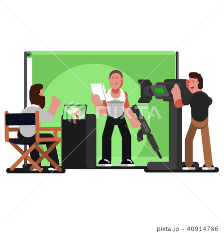 Actor reads a script 40914786