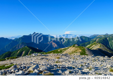 北アルプス　裏銀座縦走ルート　鷲羽岳・槍ヶ岳 40914842
