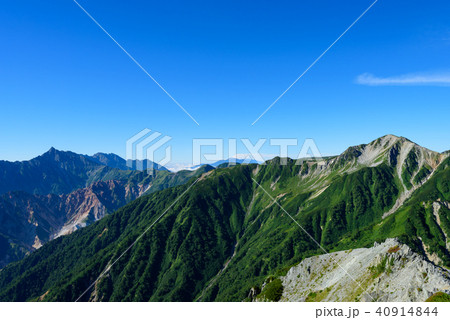 北アルプス　裏銀座縦走ルート　鷲羽岳・槍ヶ岳 40914844