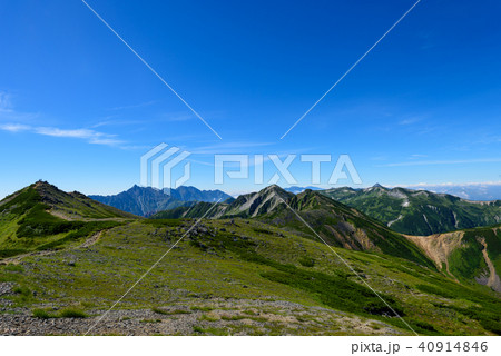 北アルプス　裏銀座縦走ルート　鷲羽岳・槍ヶ岳 40914846
