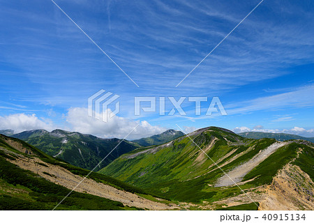 北アルプス　裏銀座縦走ルート　黒部五郎岳・双六岳 40915134