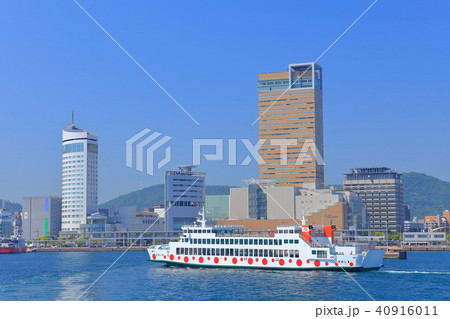 フェリーから見たサンポート高松 40916011