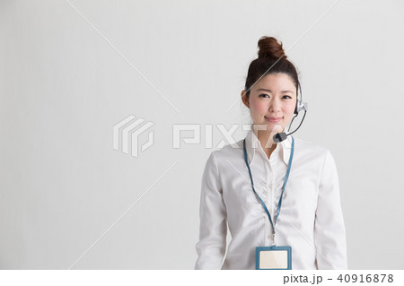 オペレーター・白バック 40916878