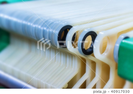 Industrial cartridge filter mechanism at winery 40917030