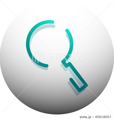 Search magnifyier web button, magnify icon. Modern magnifying glass sign, web site design or mobile 40918007