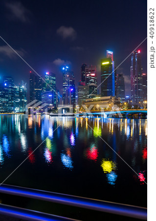 Landscape of the Singapore Marina Bay financial centre Landscape of the Singapore Marina Bay financial centre 40918622