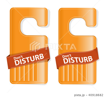 Door hanger flyer tags for room in hotel Door hanger flyer tags for room in hotel 40918682
