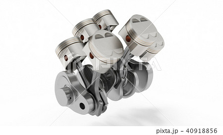 3d rendering of an internal combustion engine. Engine parts, crankshaft, pistons, fuel supply system 3d rendering of an internal combustion engine. Engine parts, crankshaft, pistons, fuel supply system 40918856