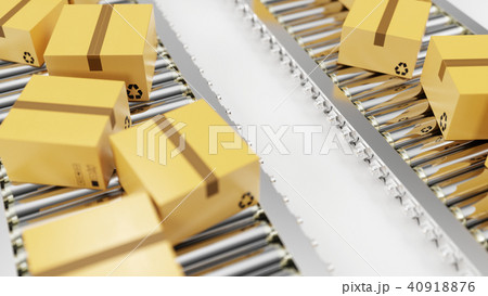 3D rendering Packages delivery, packaging service and parcels transportation system concept 3D rendering Packages delivery, packaging service and parcels transportation system concept 40918876