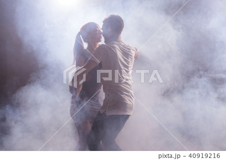 Young love couple dancing social danse kizomba or bachata. Young love couple dancing social danse kizomba or bachata. 40919216