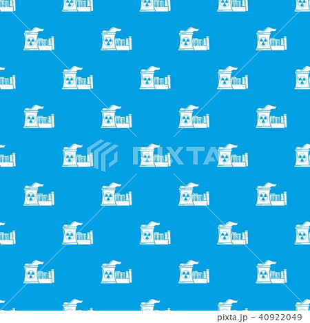 Atomic reactor pattern vector seamless blue 40922049