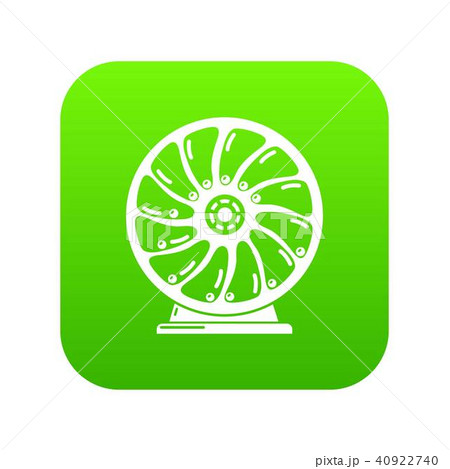 Perpetuum mobile icon green vector Perpetuum mobile icon green vector 40922740