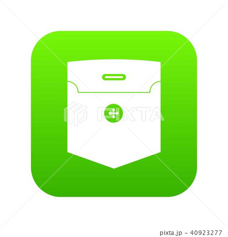 Fashion pocket for shirt icon digital green 40923277