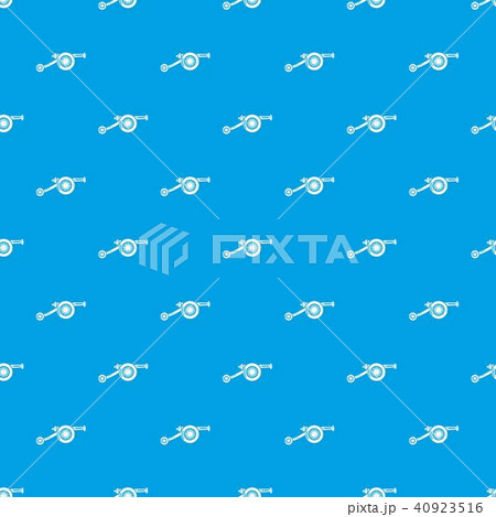 Siege gun pattern vector seamless blue 40923516