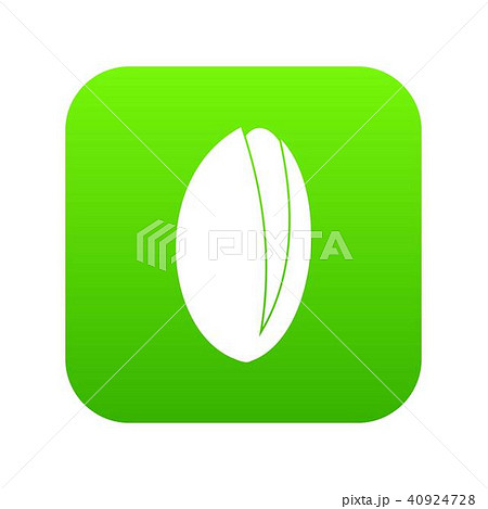 Pistachio nut icon digital green 40924728